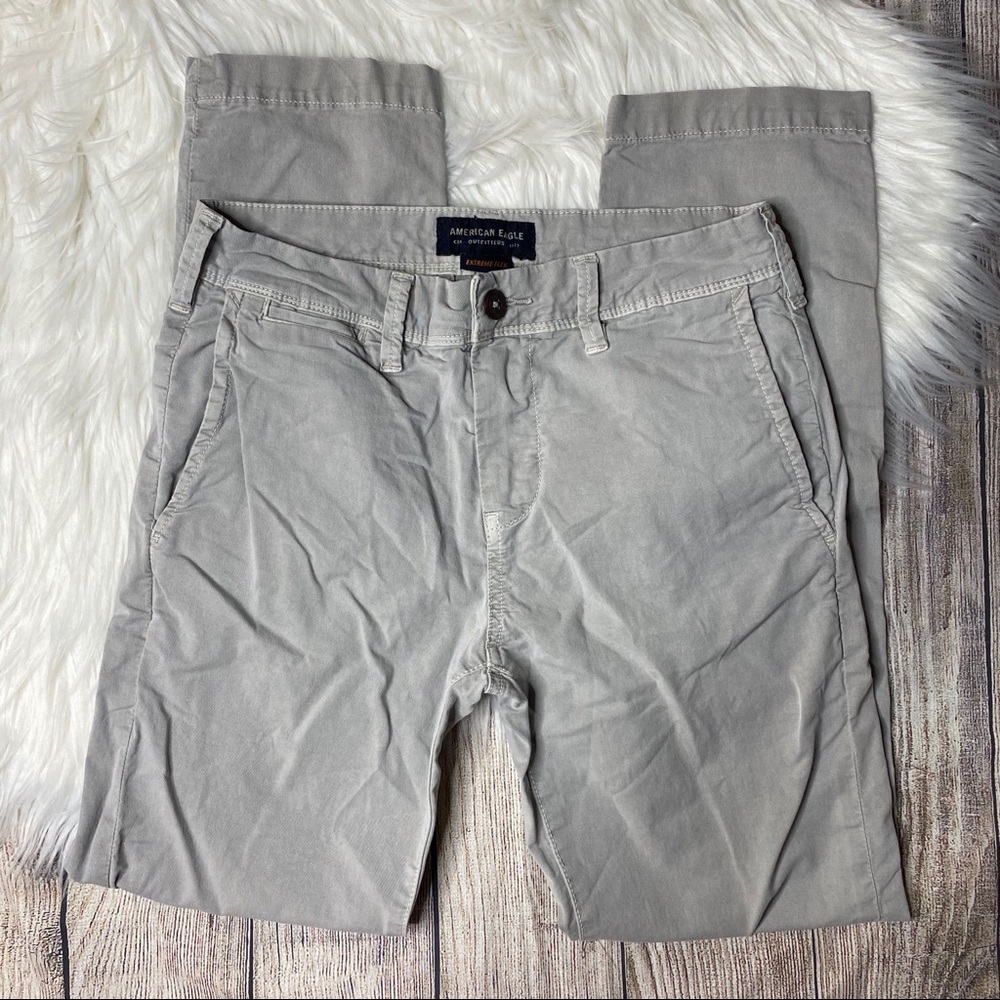 American Eagle Men's Slim 26x30 Grey Pants
